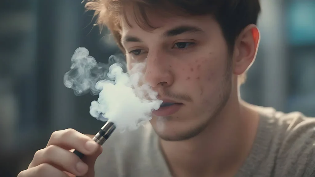 does vaping cause acne 